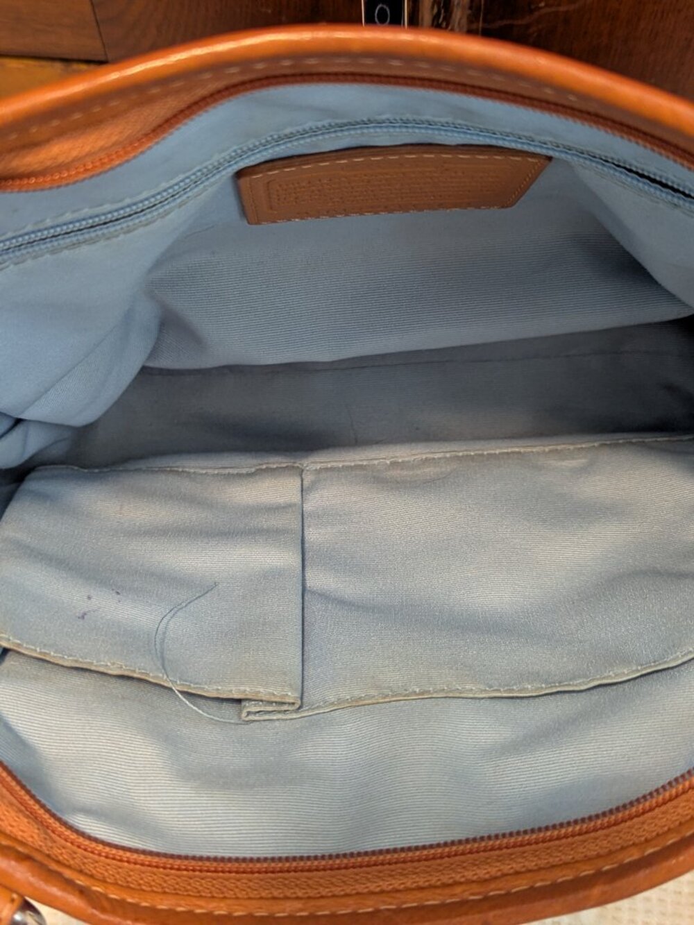 Coach Polka Dot Leah Small Tote - Picture 11 of 13